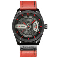 Curren 8301 Hot Sale Model Men Quartz Watch Chronograph Wristwatch Fashion Sport Watch Leather Strap